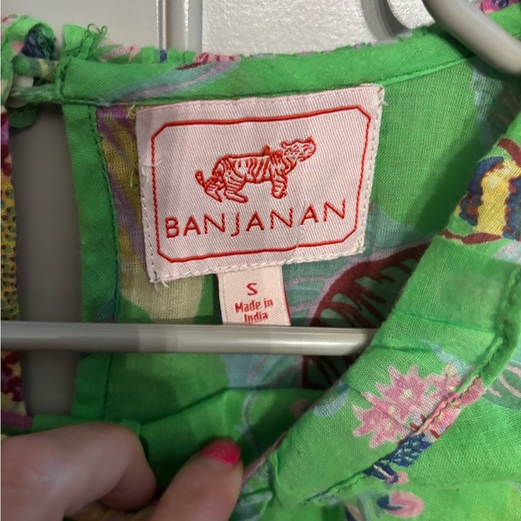 Banjanan Alfreda Shirt in Jubilee Pistachio Green Size S - Picture 4 of 6